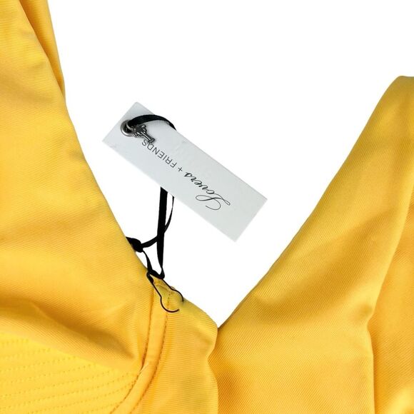 Lovers and Friends Revolve Zisa Bikini Set Yellow NWT Top XL EUC Bottom L Beach - Picture 8 of 16